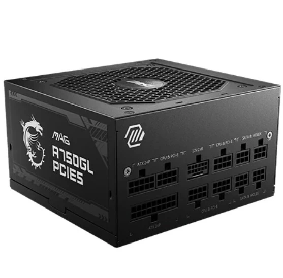 Msi 750w Mag A750gl Pcie5 Ii Psu