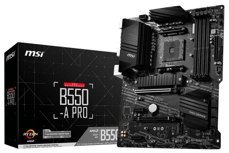 Msi B550-a Pro Pagrindinė Plokštė (socket Am4 /atx)