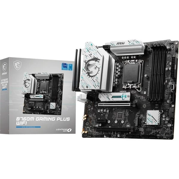 Msi B760m Gaming Plus Wifi Motininė Plokštė (socket 1700 / Micro Atx)
