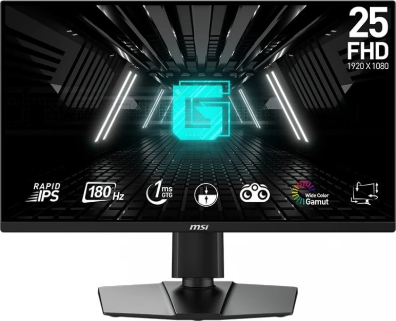Msi G255pf E2 Monitorius (24,5&amp;quot; /rapid Ips /180hz /1920 X 1080 / Juodos Spalvos)