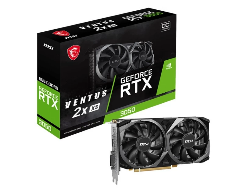 Msi Geforce Rtx 3050 Ventus 2x 8g Oc Vaizdo Plokštė