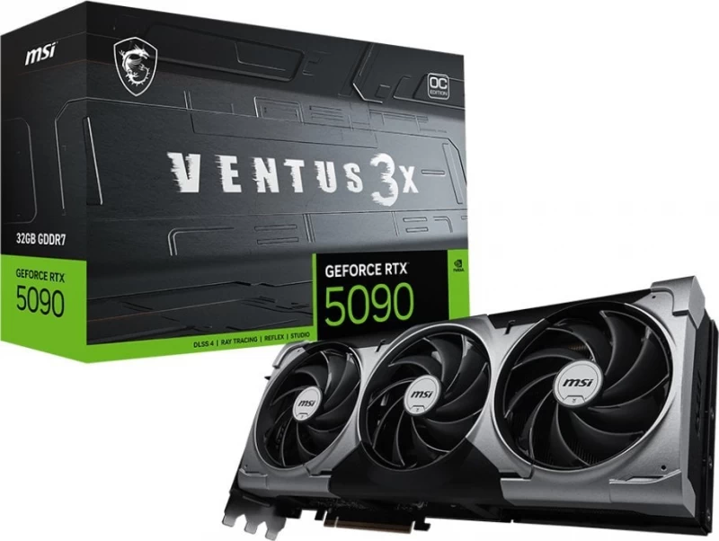 Msi Geforce Rtx 5090 32g Ventus 3x Oc Vaizdo Plokštė (v530-060r)