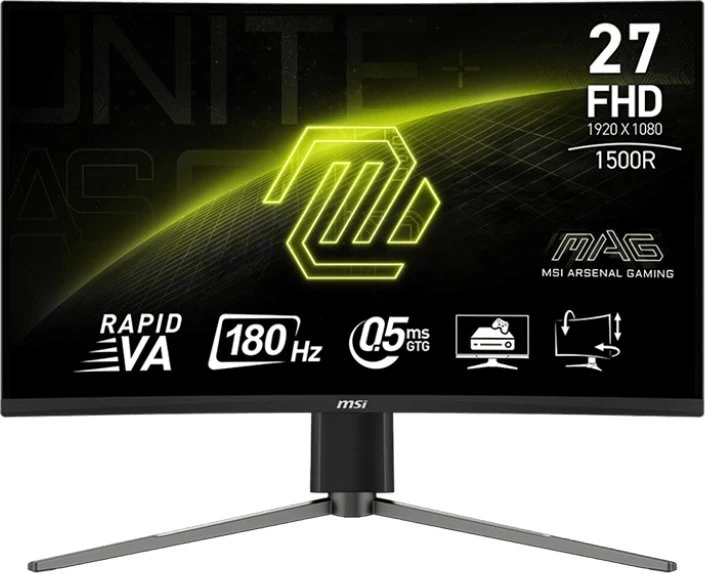 Msi Mag 27c6pf Monitorius (27&amp;quot; /va /180hz /1920 X 1080 / Juodos Spalvos)