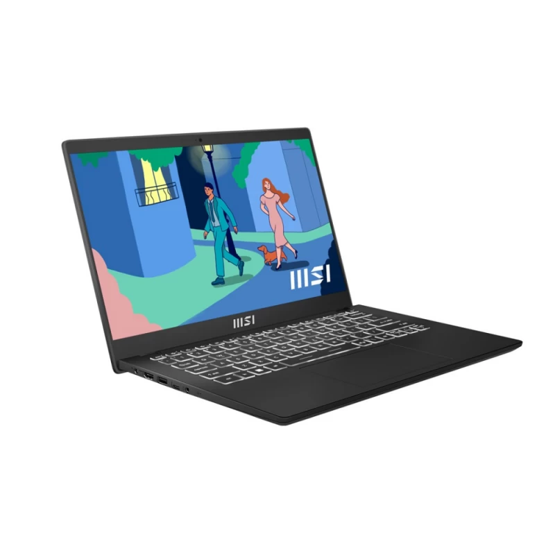 Msi Modern 14 Notebook (14&amp;quot;/i5-1235u /integ/16gb/ssd512gb/w11h/black)
