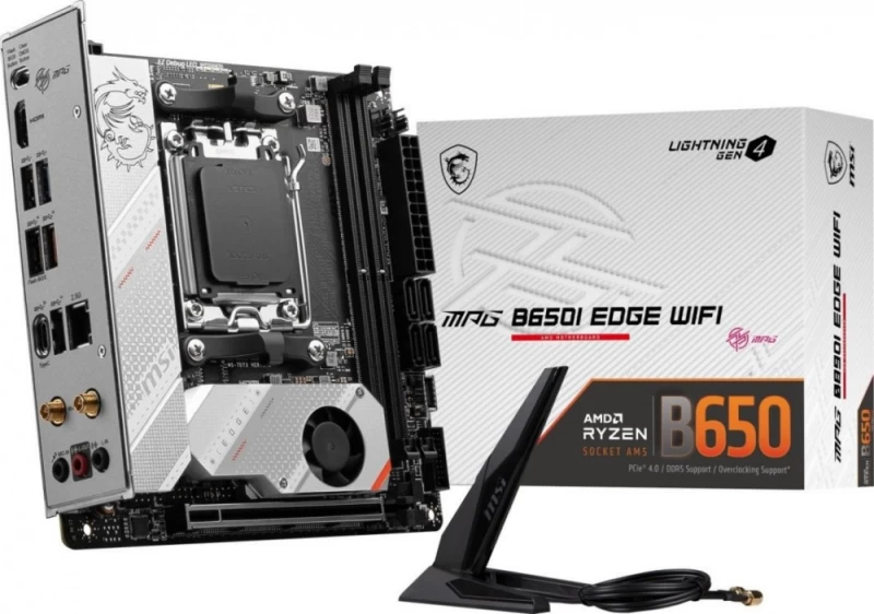 Msi Mpg B650i Edge Wifi Pagrindinė Plokštė (socket Am5 / Mini Itx)