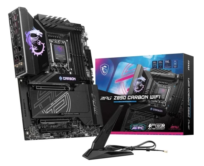 Msi Mpg Z890 Carbon Wifi Motininė Plokštė (lga1851 /atx)