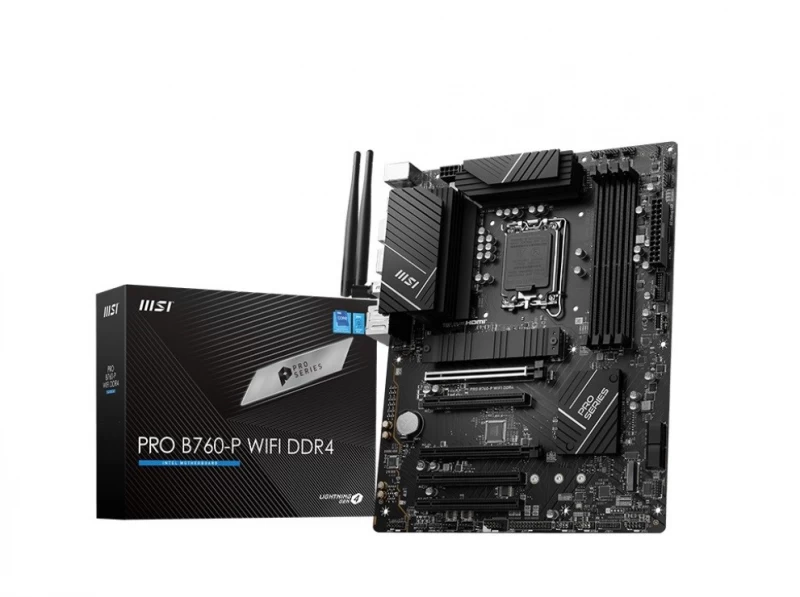 Msi Pro B760-p Wifi Ddr4 Motininė Plokštė (socket 1700 /atx)