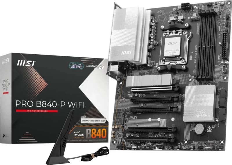 Msi Pro B840-p Wifi Pagrindinė Plokštė (socket Am5 /atx)