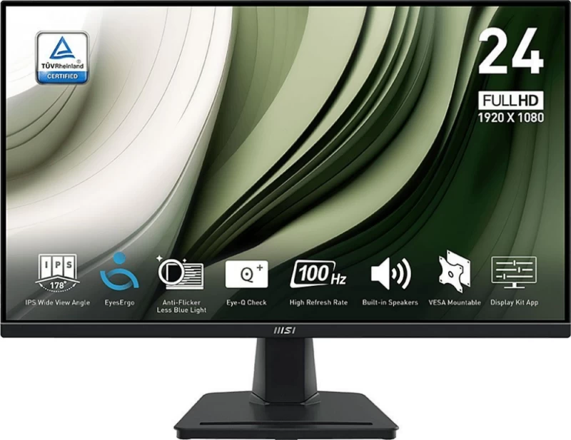 Msi Pro Mp245g Monitorius (24&amp;quot; /ips /100hz /1920 X 1080 / Juodas)