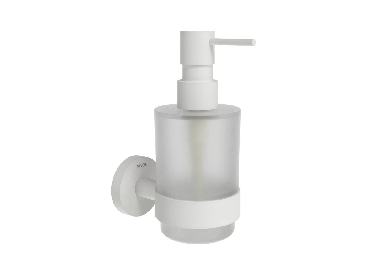 Muilo dozatorius Ravak KN 231.10WHM, matinis baltas, X07P1323