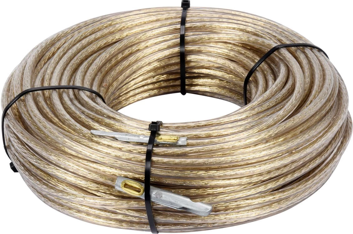Muitinės trosas | plieninis | su antgaliu | 6 mm / 42 m (85005)