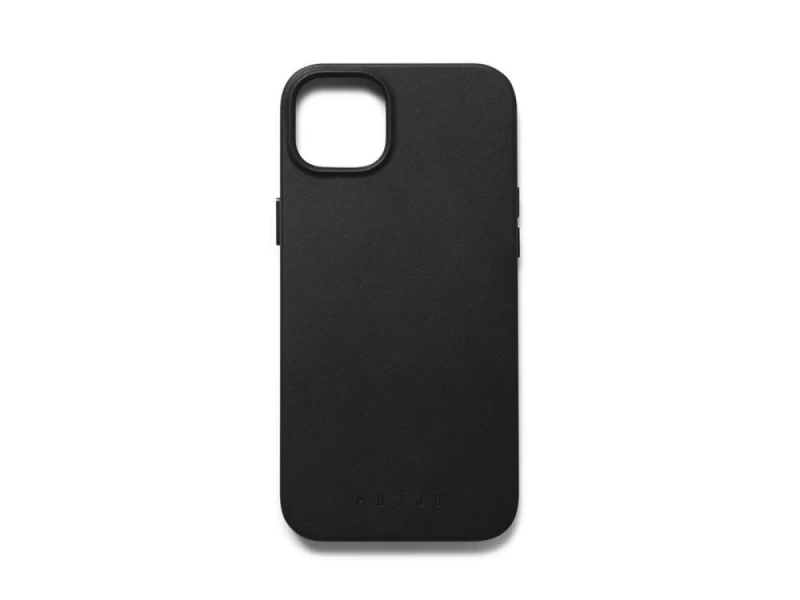 mujjo Odinis Dėklas iphone 14 Plus/15 Plus, Suderinamas Su magsafe (juodas)
