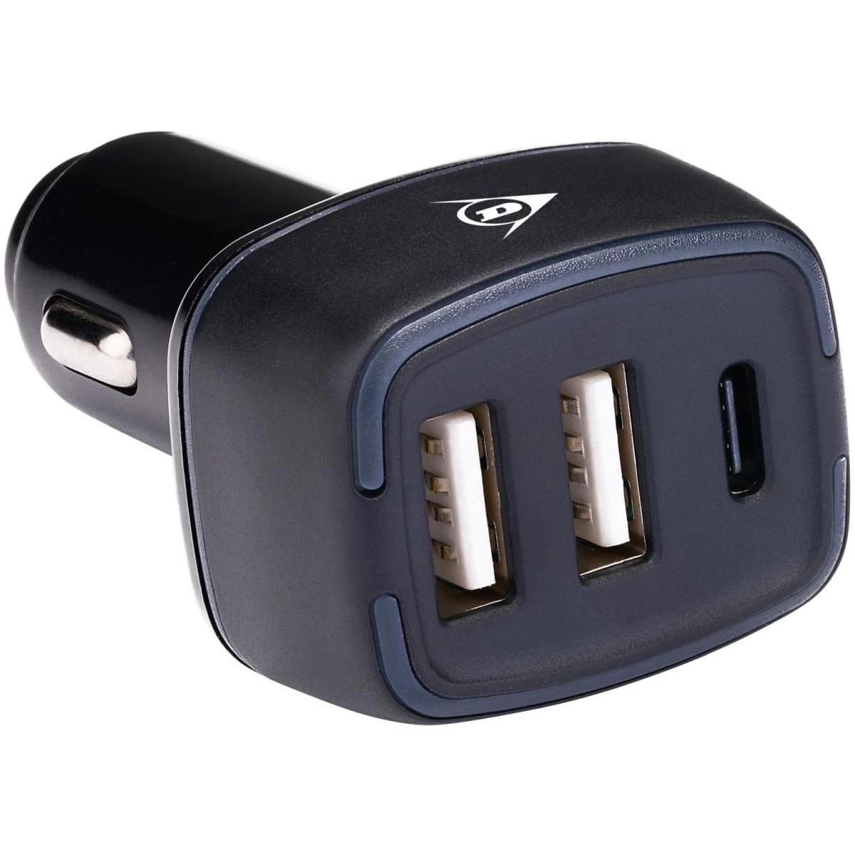 Multi 2x Usb A + Usb C Automobilinis įkroviklis Dunlop