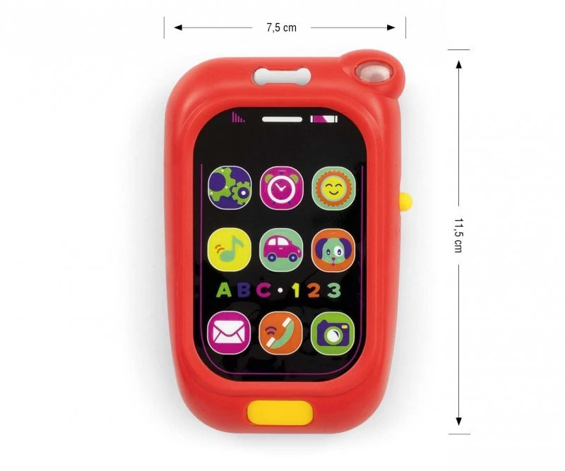 Muzikinis žaislas Pirmasis Telefonas - Pirmasis Telefonas - 0880 Red
