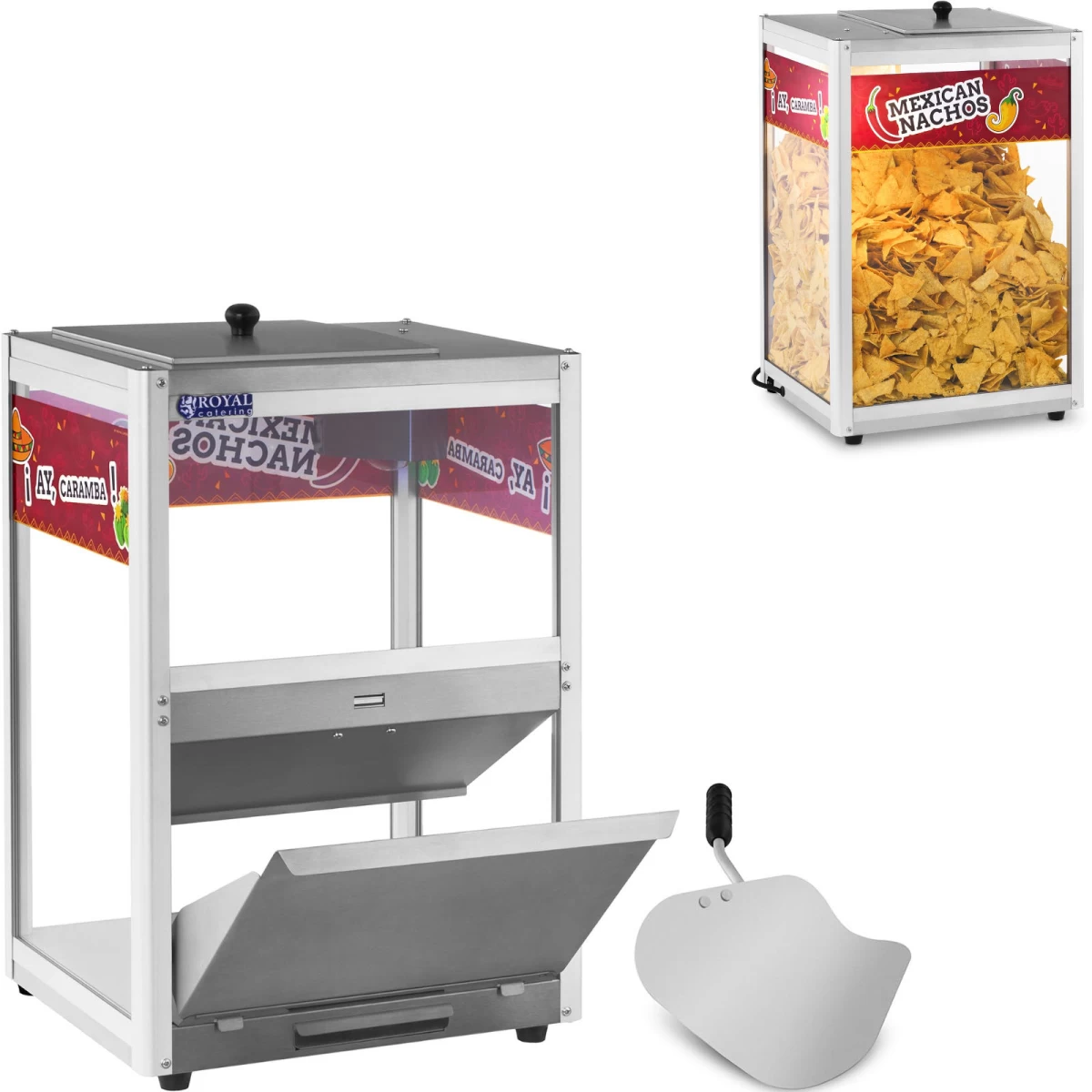 Nachos žemės Riešutų Popkornų šildytuvas + šaukštelis