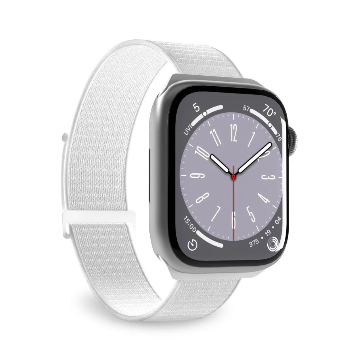 Nailoninis Dirželis apple Watch 38 40 41 Mm Sport - Baltas