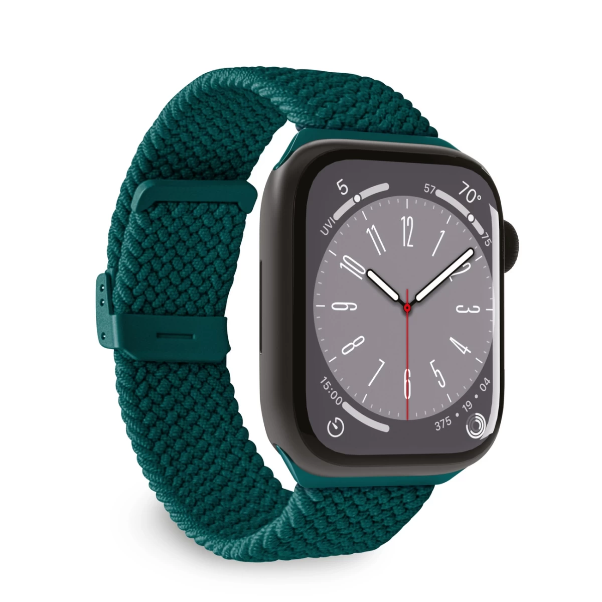 Nailoninis Dirželis apple Watch 42 44 45 49 Mm Kilpai - Tamsiai žalias