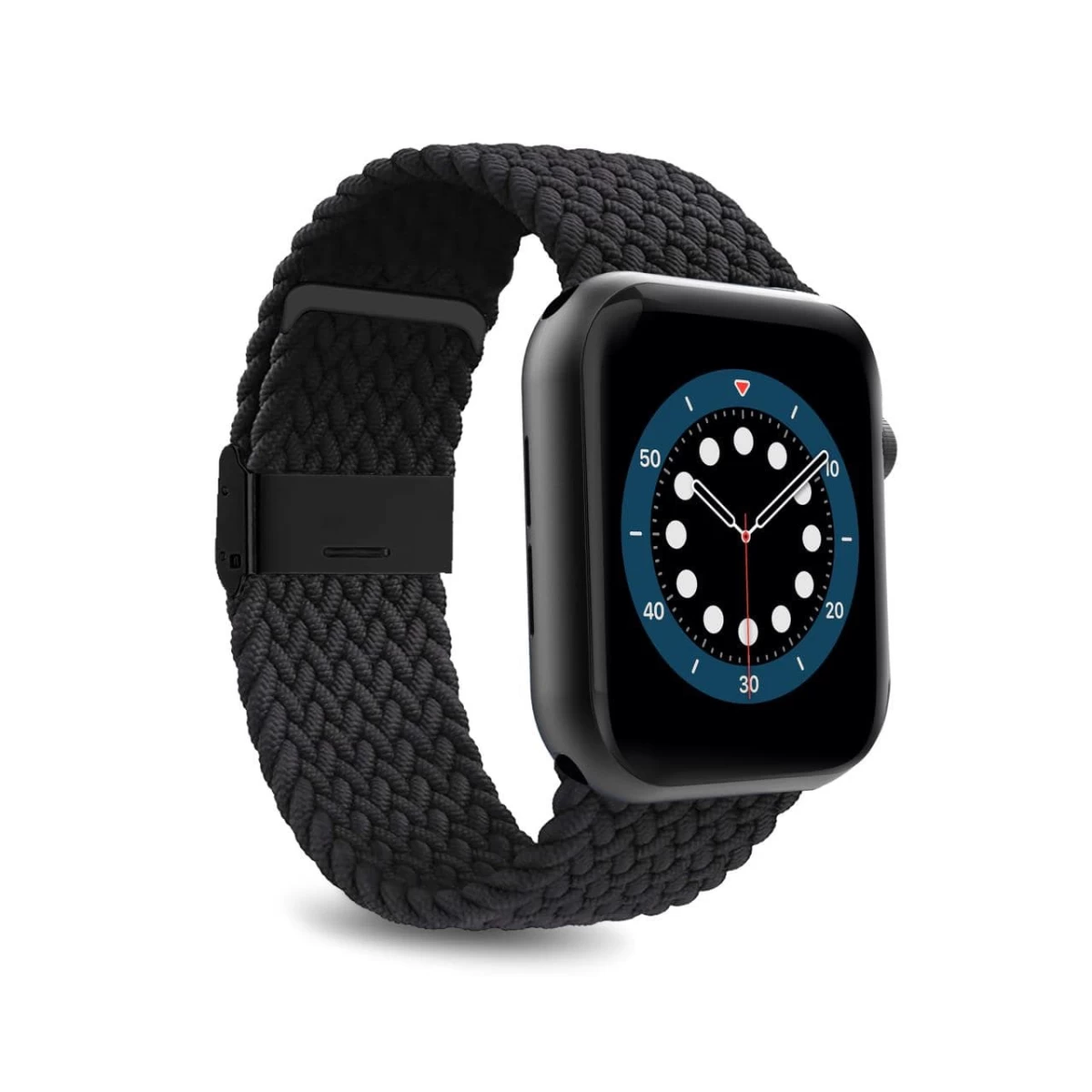 Nailoninis Dirželis, Skirtas apple Watch 38 40 41 Mm Kilpai - Juodas
