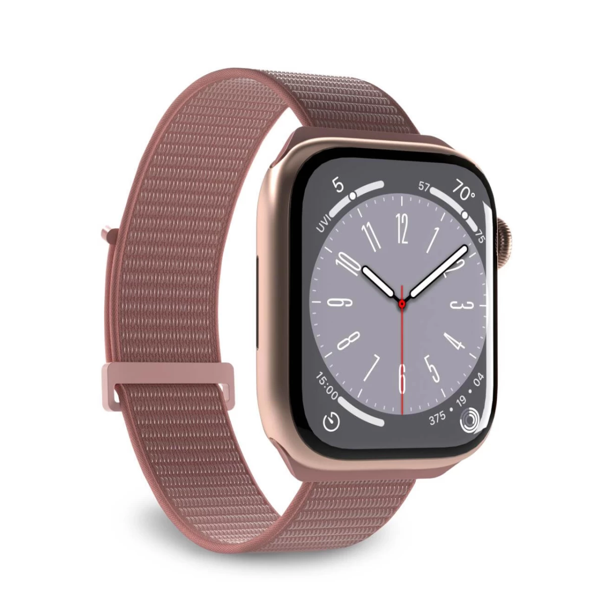 Nailoninis Dirželis, Skirtas apple Watch 38 40 41 Mm Sport - Rožinis