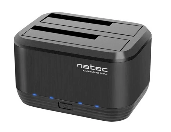 Natec 2.5"/3.5" Sata - Usb 3.2 Gen 1 Diskų kangaroo Dual Prijungimo Stotelė Nsd-0955 Natec 2.5"/3.5" Sata - Usb 3.2 Gen 1 Diskų kangaroo Dual Prijungimo Stotelė Nsd-0955