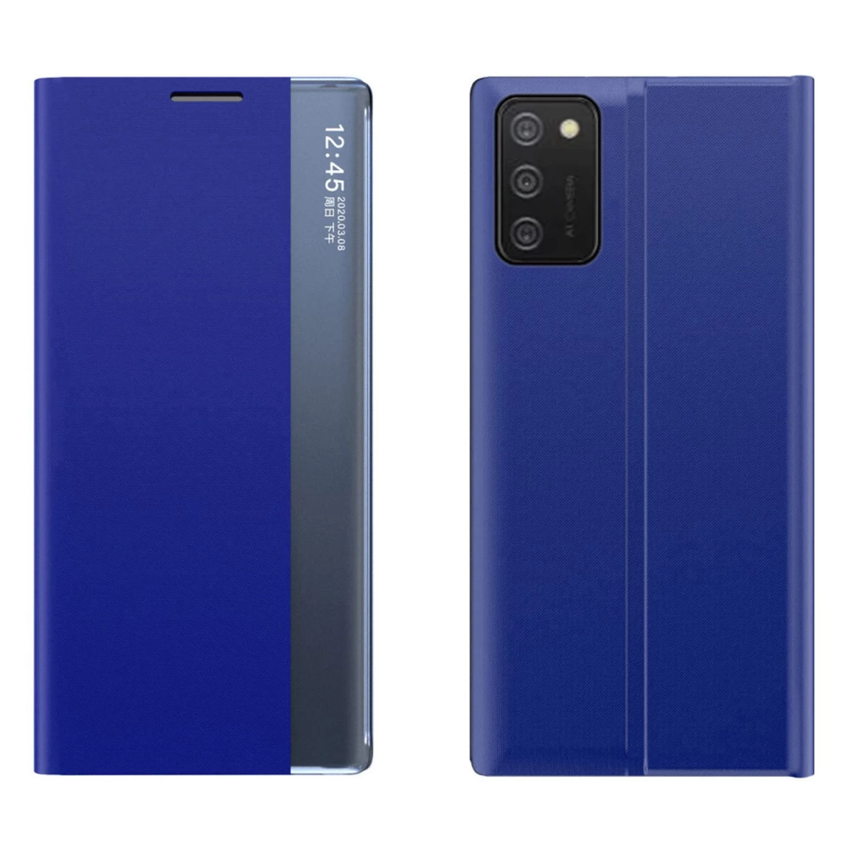 Naujas sleep Case Apverčiamasis Dangtelis Su Stovo Funkcija samsung Galaxy A03s (166.5), Mėlynas Naujas sleep Case Apverčiamasis Dangtelis Su Stovo Funkcija samsung Galaxy A03s (166.5), Mėlynas