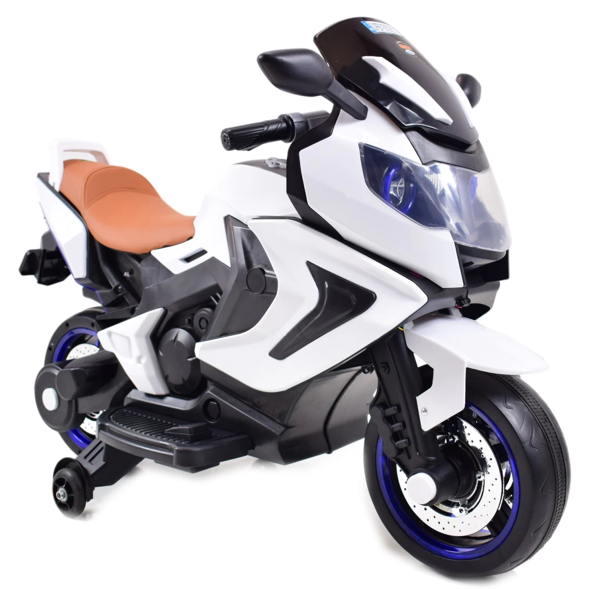 Naujausias Motociklas Lenktynininkas, šviečiantys Ratai, Skydelis, Garsai, Oda/3188fl