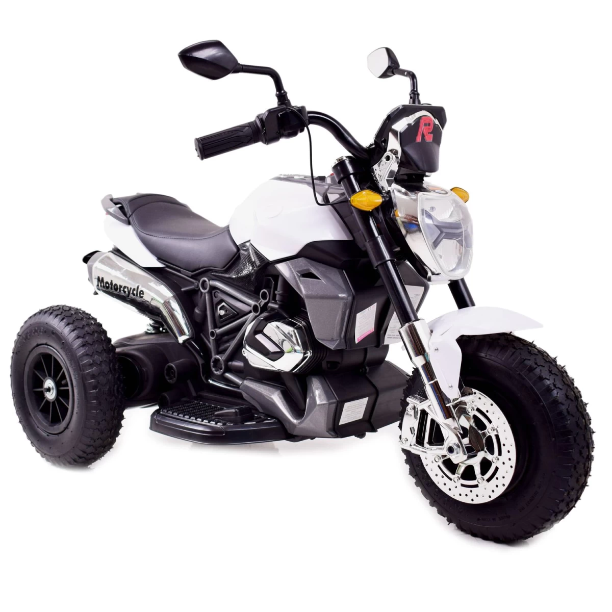 Naujausias Puikus Motociklas, Pripučiami Ratai, Skydelis, Garsai, Oda, Stiprus2/1280