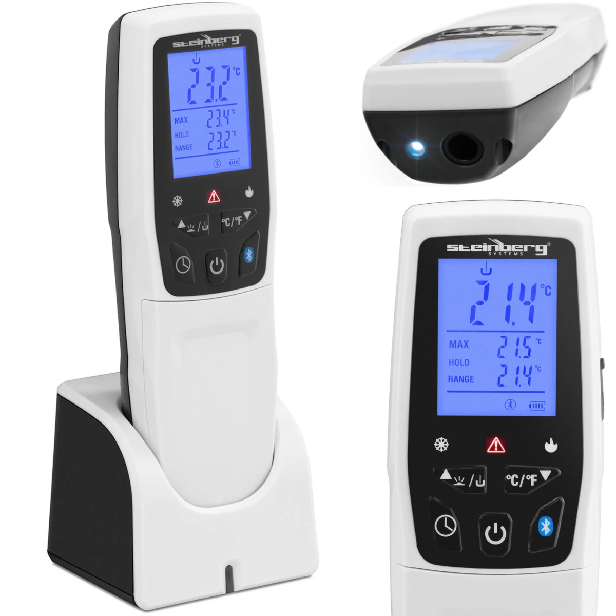 Nekontaktinis Maisto Termometras Su Haccp Zondu -40-300c