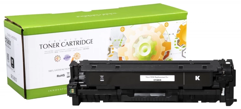 Neoriginali Static Control HP 312X (CF380X), juoda kasetė