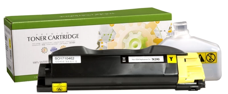Neoriginali Static Control Kyocera TK-590Y, geltona kasetė