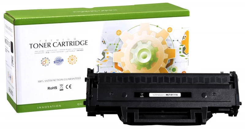 Neoriginali Static Control Samsung MLT-D111S (SU810A) Nauja mikroschema, juoda kasetė