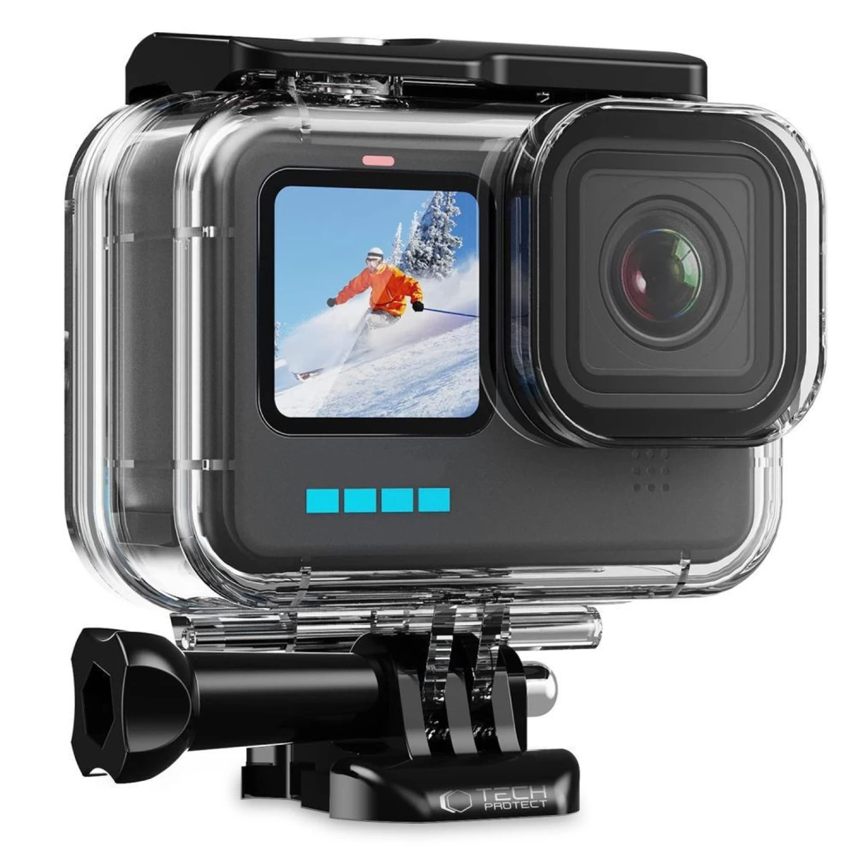 Neperšlampamas Dėklas Sportinei Kamerai „gopro Hero 9 / 10 / 11 / 12“ – Skaidrus