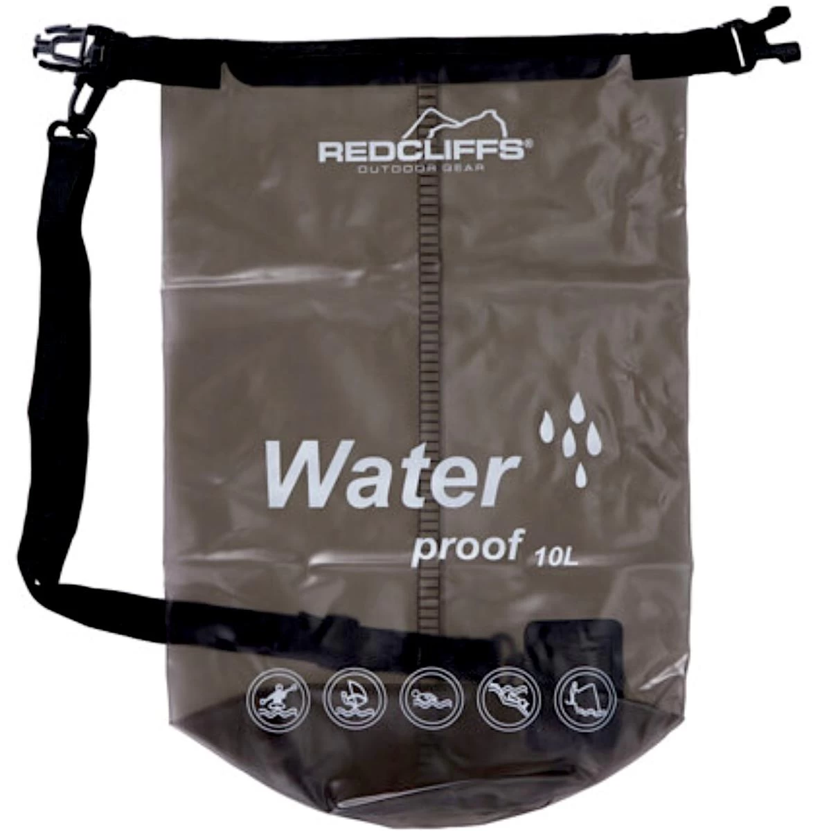 Neperšlampamas Kelioninis Krepšys 10l Black Redcliffs