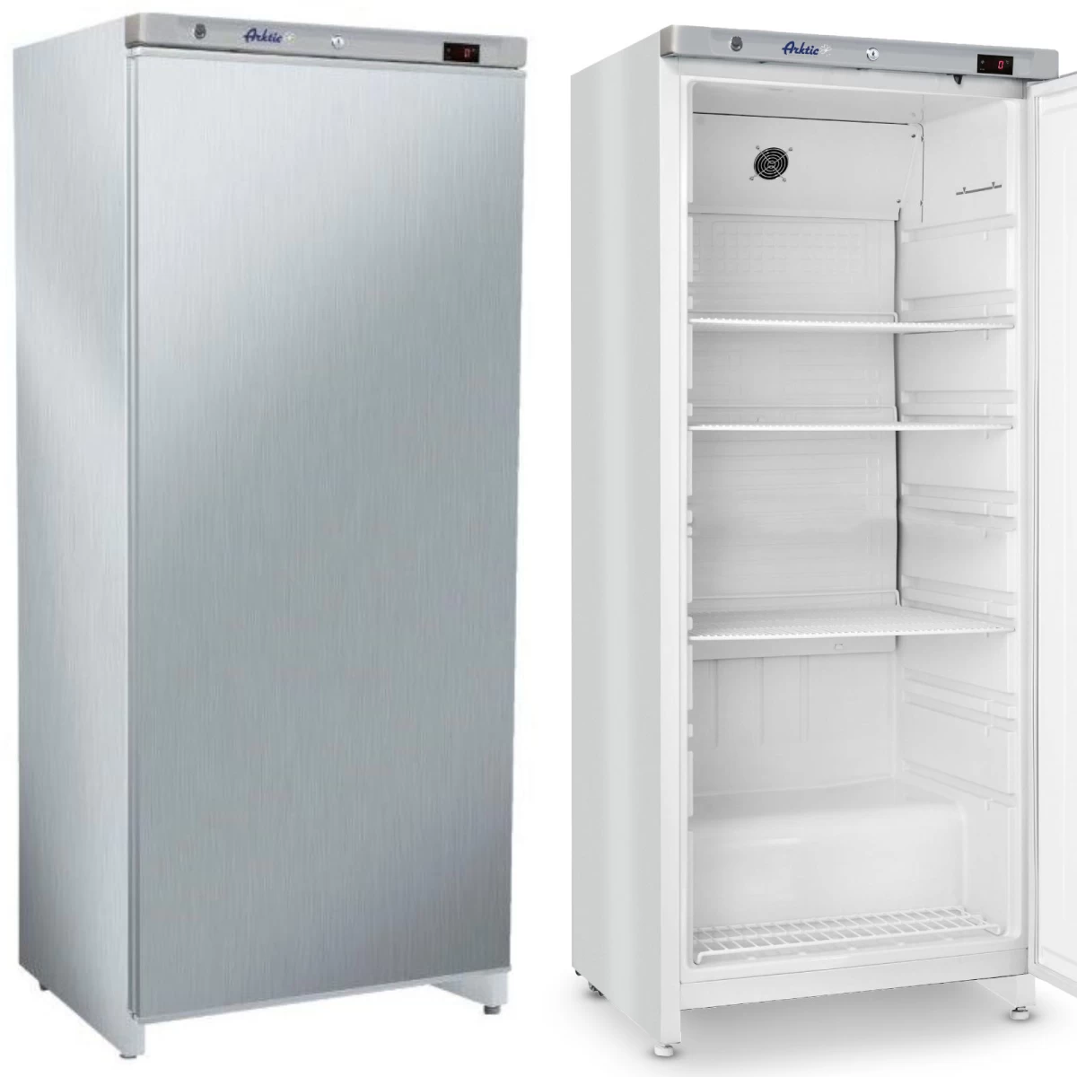 Nerūdijančio Plieno 1 Durų šaldymo Spinta 0-8c 600 L 193 W Budget Line - Hendi 236055