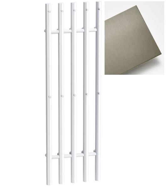 Nerūdijančio plieno rankšluosčių džiovintuvas Očenašek 5TT 40x130 cm, su 10 kabliukų