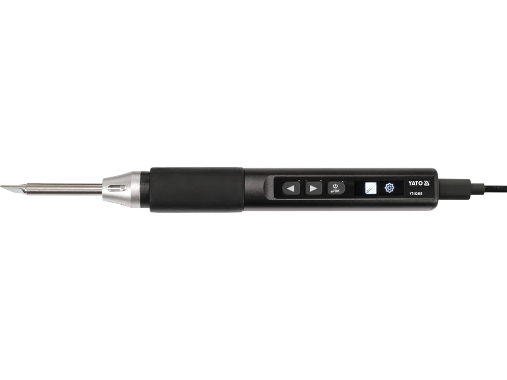 Nešiojamas USB-C T12 skaitmeninis lituoklis su OLED (iki 96W) (YT-82488)