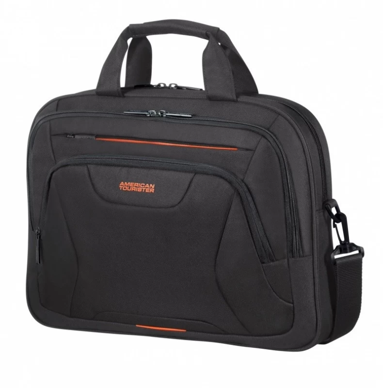 Nešiojamojo Kompiuterio Krepšys American Tourister At Work (ne Daugiau Kaip 15.6"/juodas Ir Oranžinis) Nešiojamojo Kompiuterio Krepšys American Tourister At Work (ne Daugiau Kaip 15.6"/juodas Ir Oranžinis)