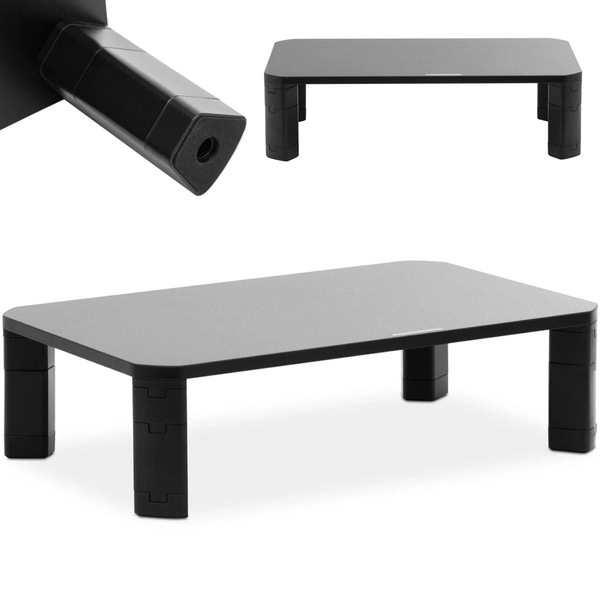 Nešiojamojo Kompiuterio Monitoriaus Stovas Su Aukščio Reguliavimu 40/70/100/130 Mm Nešiojamojo Kompiuterio Monitoriaus Stovas Su Aukščio Reguliavimu 40/70/100/130 Mm