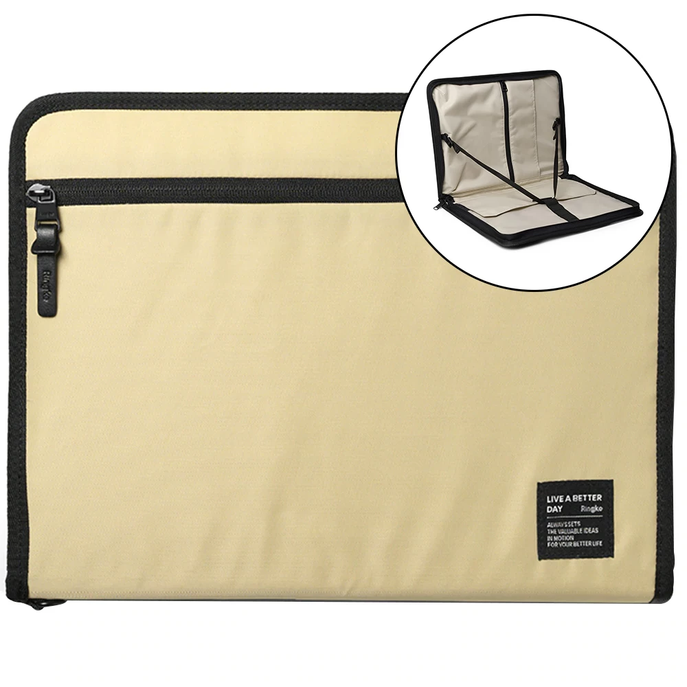 Nešiojamojo Kompiuterio Organizatoriaus Dėklas Planšetiniams Kompiuteriams Iki 13'' Smart Zip Pouch Beige Nešiojamojo Kompiuterio Organizatoriaus Dėklas Planšetiniams Kompiuteriams Iki 13'' Smart Zip Pouch Beige