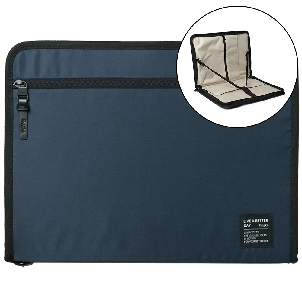 Nešiojamojo Kompiuterio Organizatoriaus Dėklas Planšetiniams Kompiuteriams Iki 13'' Smart Zip Pouch Tamsiai Mėlynas Nešiojamojo Kompiuterio Organizatoriaus Dėklas Planšetiniams Kompiuteriams Iki 13'' Smart Zip Pouch Tamsiai Mėlynas