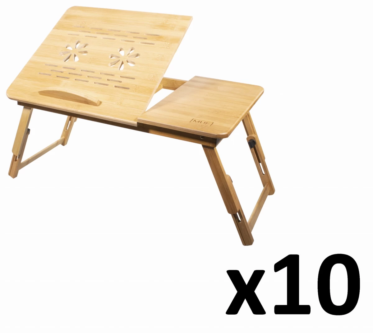 Nešiojamųjų Kompiuterių Stalas Bambukas L X 10