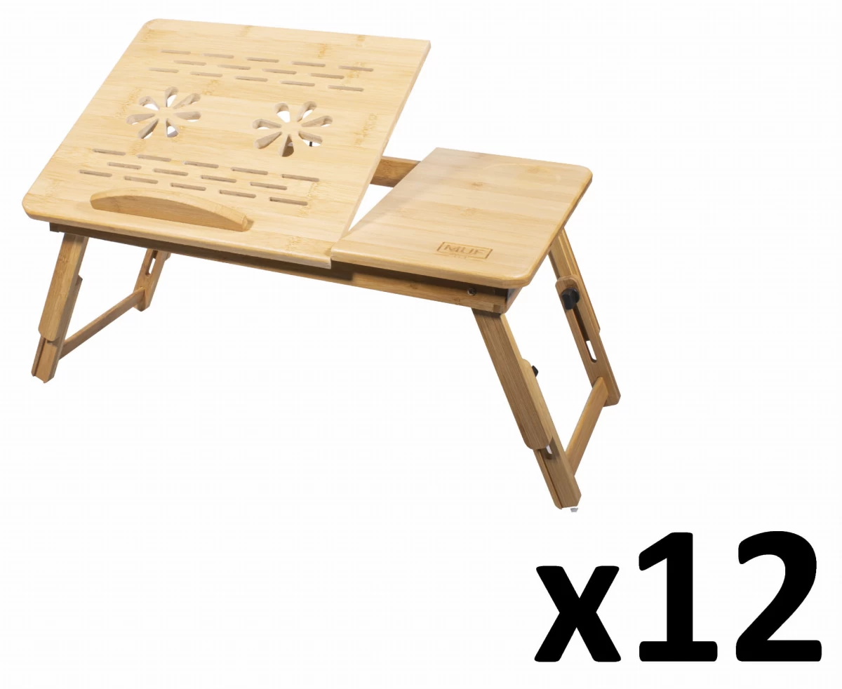 Nešiojamųjų Kompiuterių Stalas Bambukas M X 12