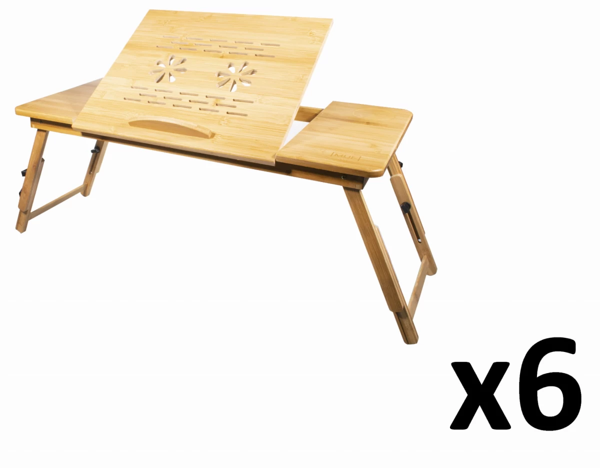 Nešiojamųjų Kompiuterių Stalas Bambukas Xl X 6