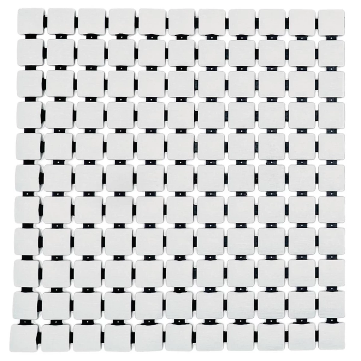 Neslystantis vonios kilimėlis Ridder Nevis baltas, 54x54cm, 6108201