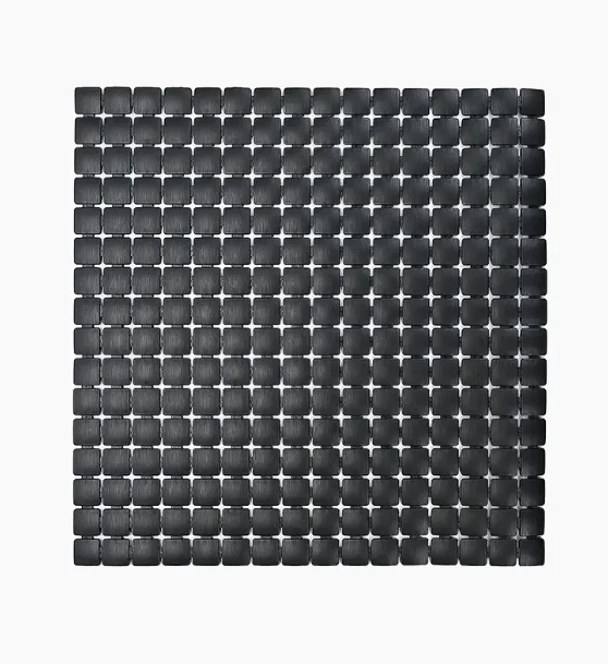 Neslystantis vonios kilimėlis Ridder Nevis juodas, 54x54cm, 6108210