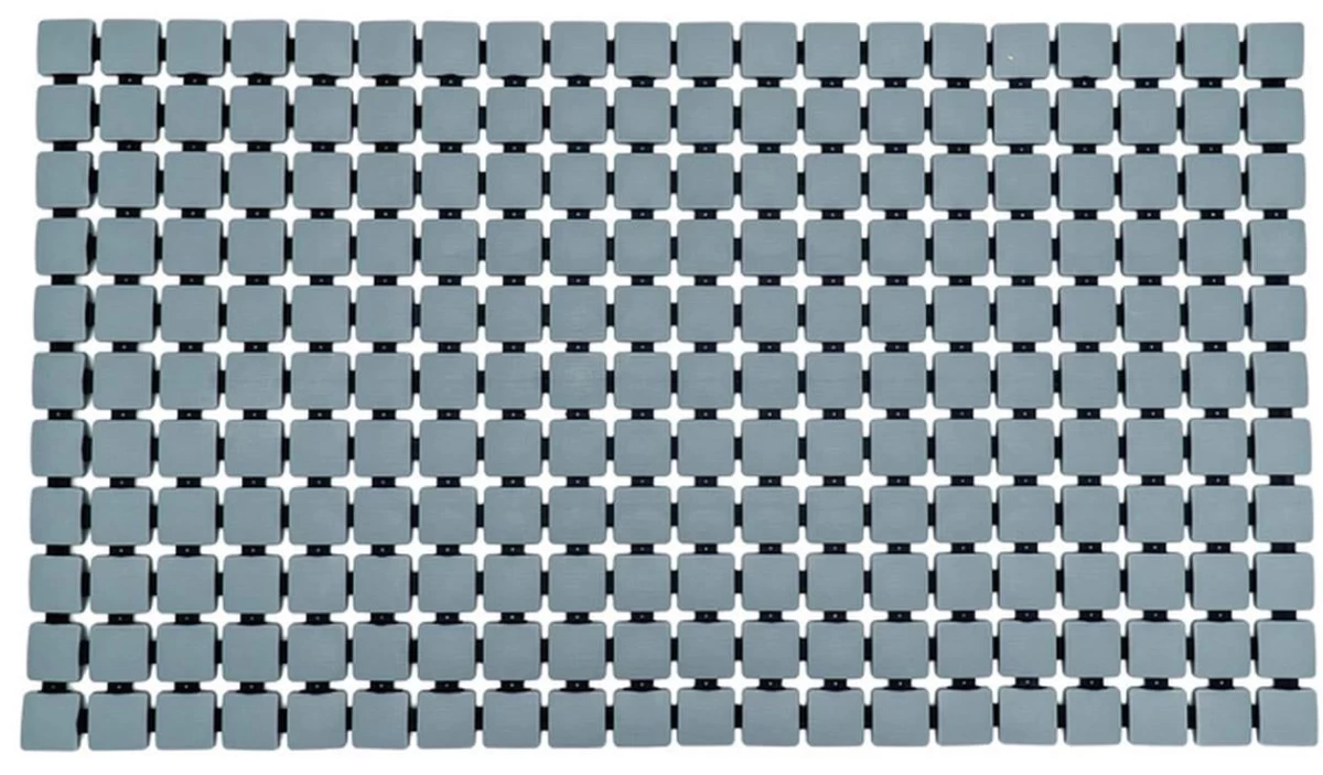 Neslystantis vonios kilimėlis Ridder Nevis, pilkas, 39x68cm, 6108007