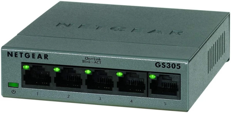 Netgear Komutatorius Gs305-300pes (5x 10/100/1000 )