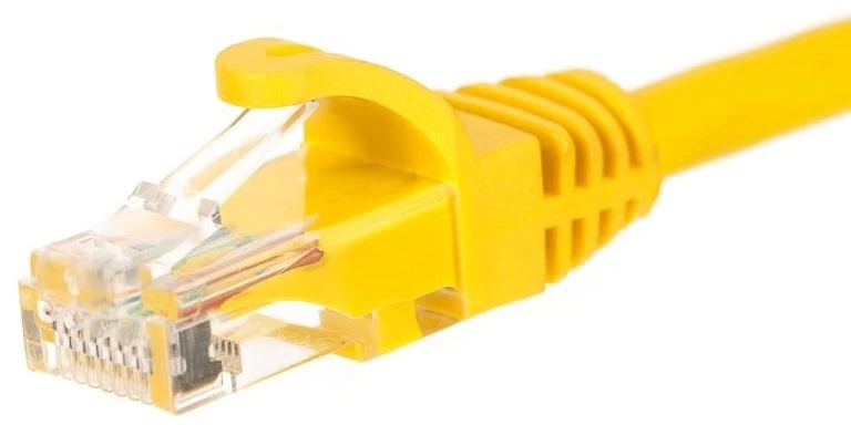 Netrack Rj45 - Rj45 Utp 0,5 M Geltonos Spalvos 0,5 Kontaktinis Kabelis