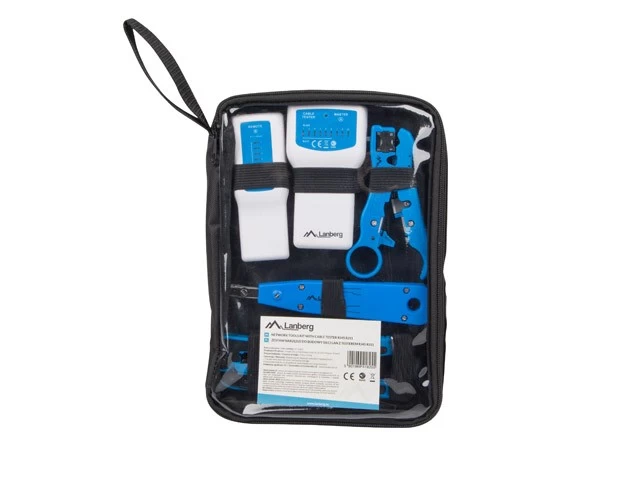 Network toolkit with    cable tester