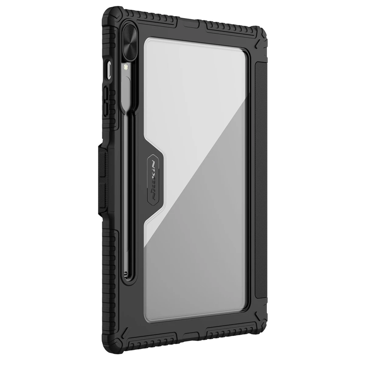 nillkin Bumper Leather Case Pro Dėklas samsung Galaxy Tab S9+ - Juodas